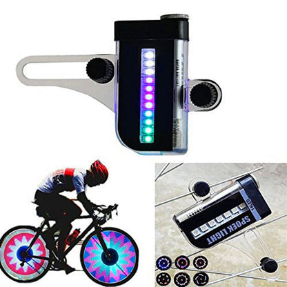 Vibrant 14-Color LED Wheel Light for Motorcycles and Bicycles