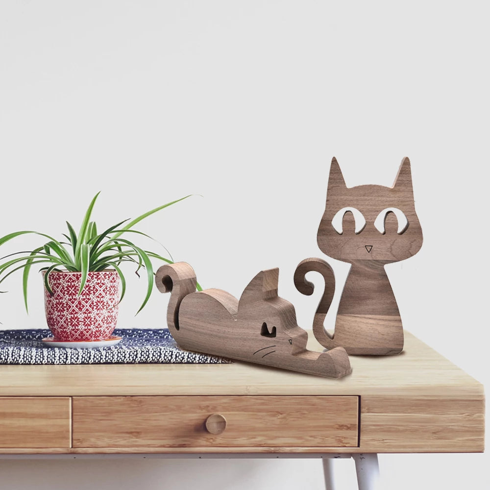 Woodland Cat Haven | A Cozy Touch of Feline Love