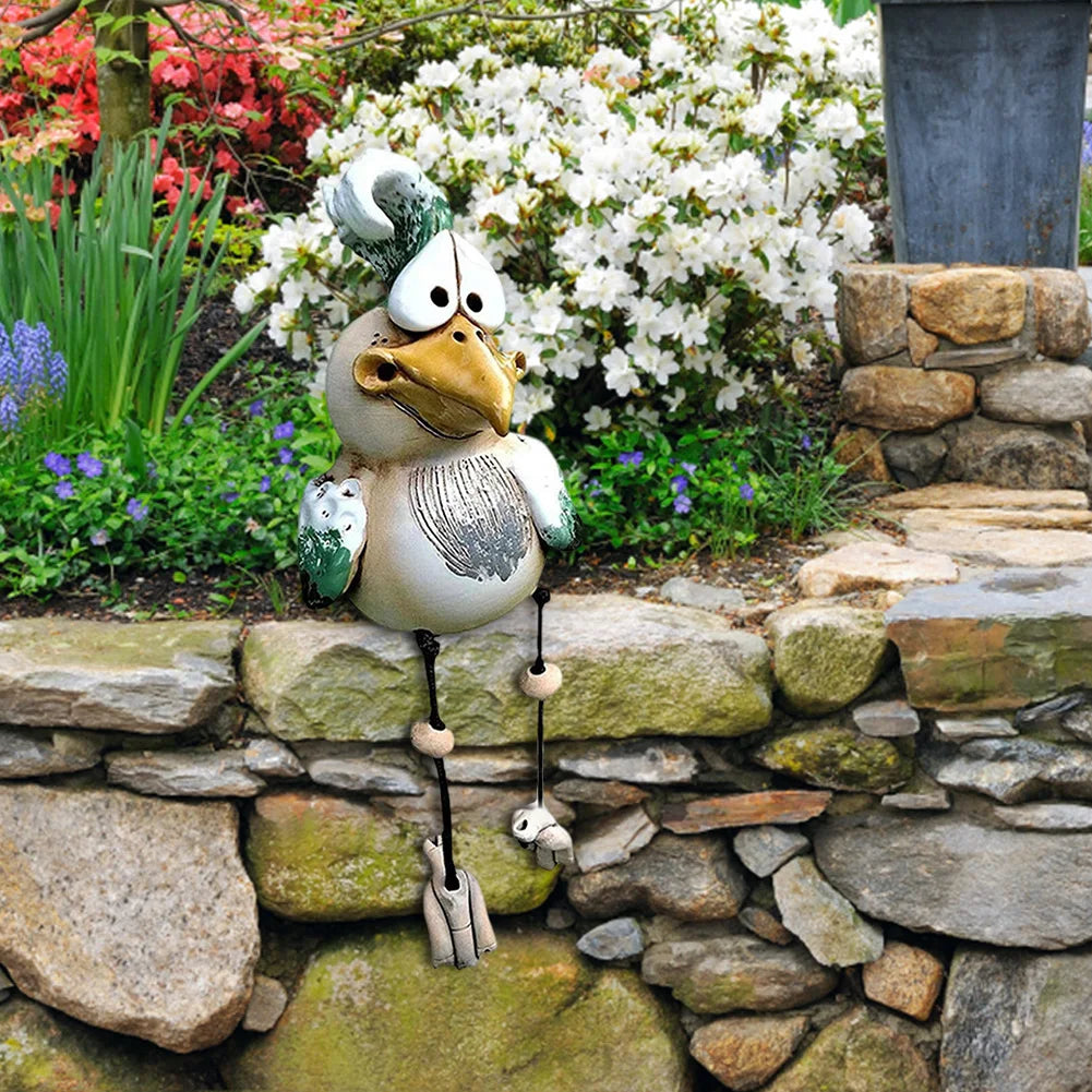 Get One Free | Funny Chicken Garden Decoration Made of Resin [Last Day Discount]
