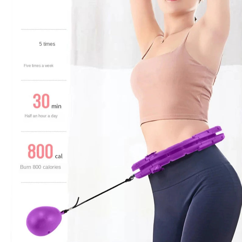 FitFlow™ - Adjustable Smart Weighted Hula Hoop