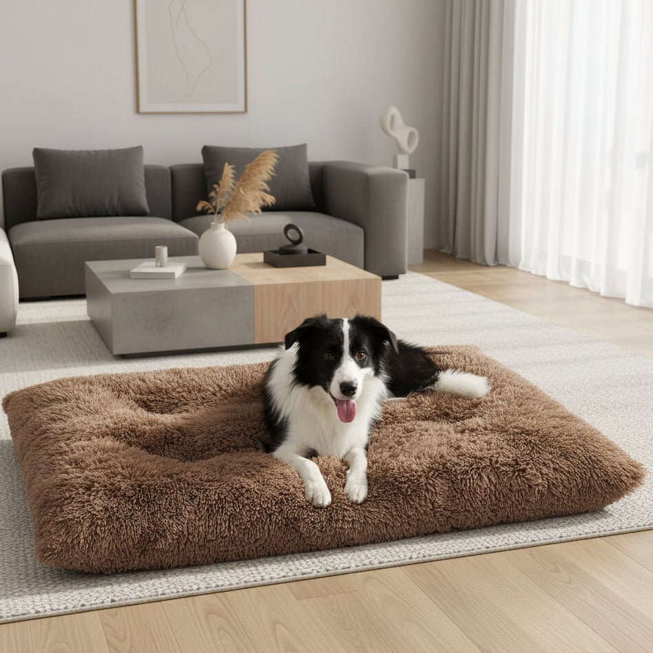 Luxurious Plush Dog Bed | Cozy Cotton Cover | DreamRest