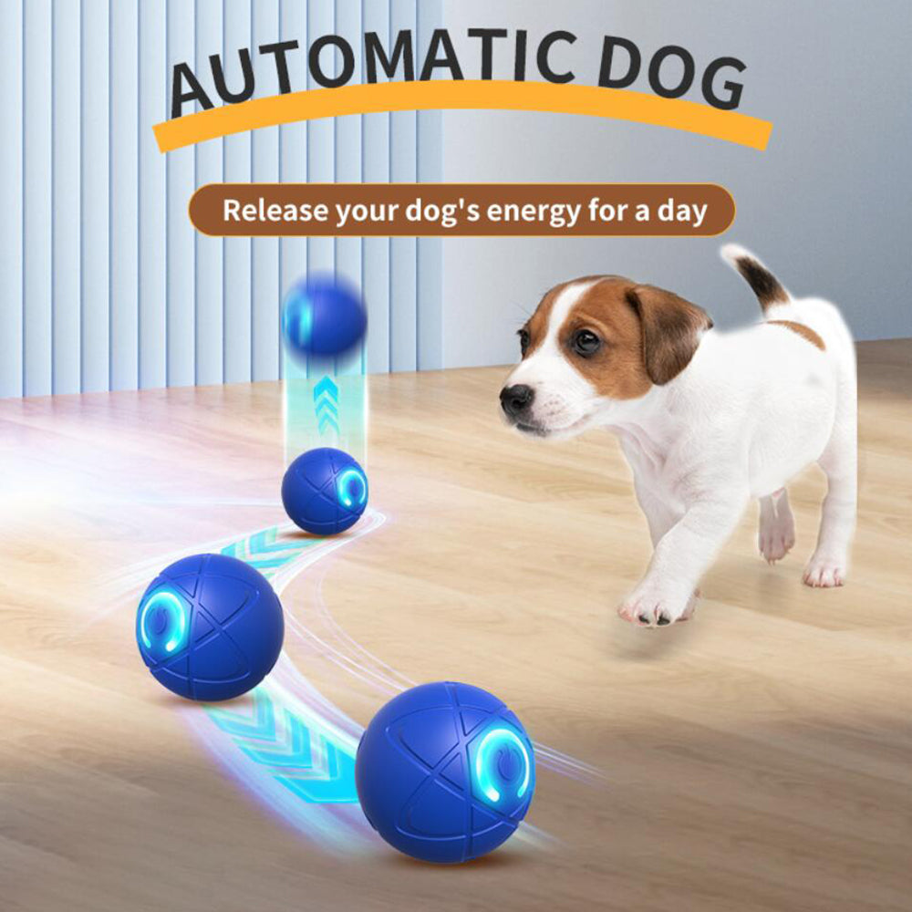 Interactive Pet Play Ball – Automatically Rolls and Jumps