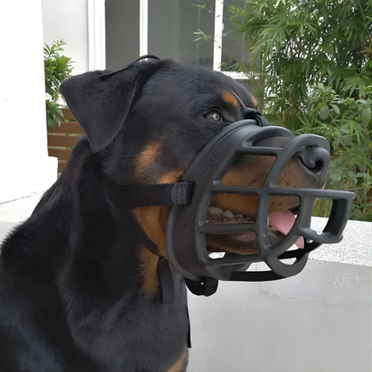 Breathable Adjustable Dog Muzzle for Comfort and Safety