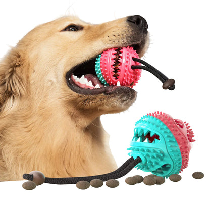 Interactive Dog Toy | Suction Cup Ball for Treat Dispensing