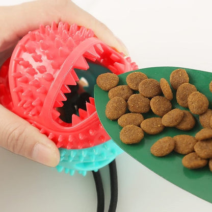 Interactive Dog Toy | Suction Cup Ball for Treat Dispensing