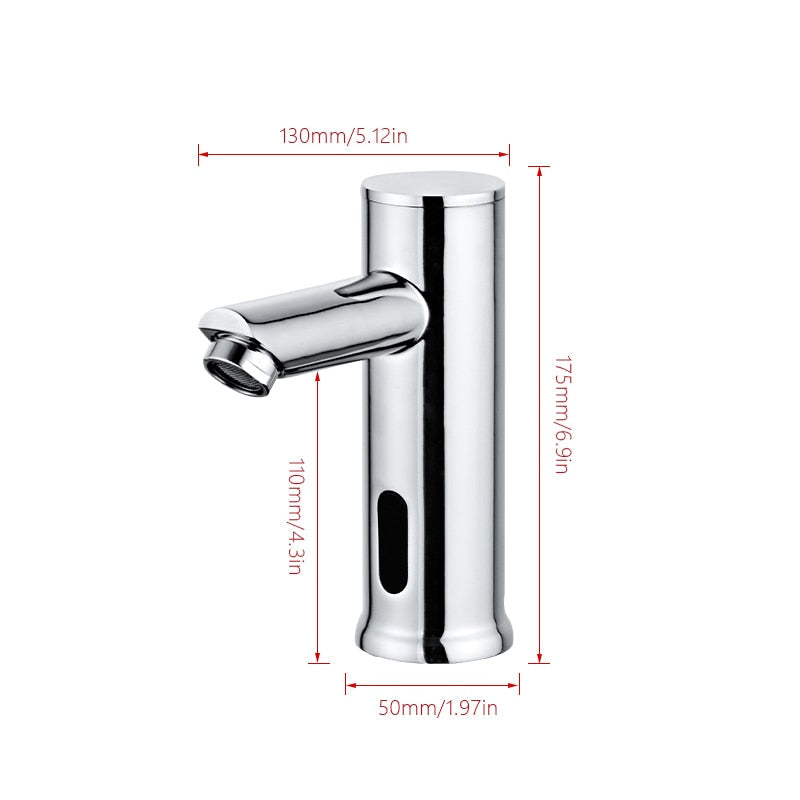 Touchless Infrared Faucet with Hygienic Sensor Technology