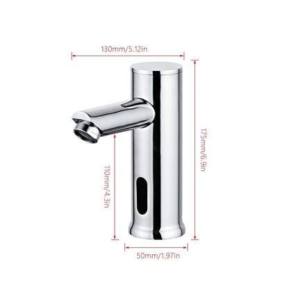 Touchless Infrared Faucet with Hygienic Sensor Technology