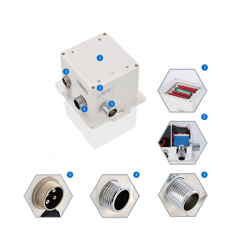 Touchless Infrared Faucet with Hygienic Sensor Technology