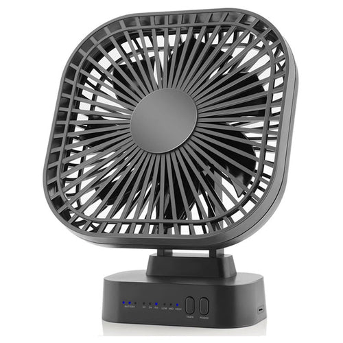 Compact Cordless Fan - 38 Hours Runtime, Flexible and Quiet