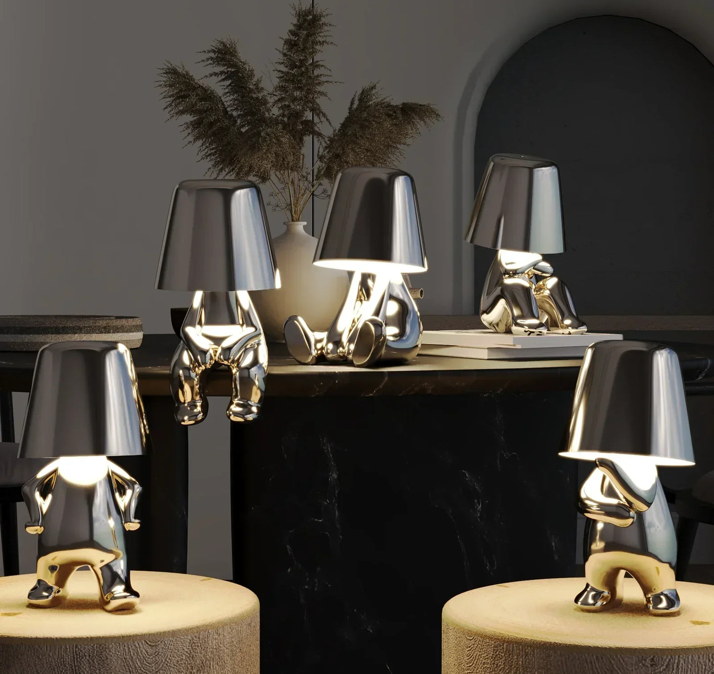 Wireless Table Lamp Set - 5 Designs