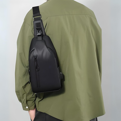 Waterproof Shoulder Bag with Theft Protection Design for Secure Style