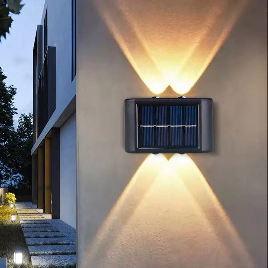 Automatic Solar Garden Wall Lights for Dusk-to-Dawn Illumination