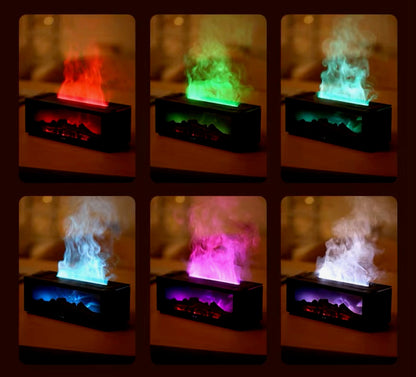 Experience the Warmth and Serenity of a Glowing Fireplace Diffuser