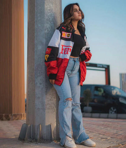 Unisex Vintage Racer Jacket in Sporty Style with Sustainable Materials