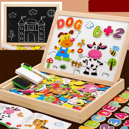 2-in-1 Drawing Board for Kids - Montessori Style