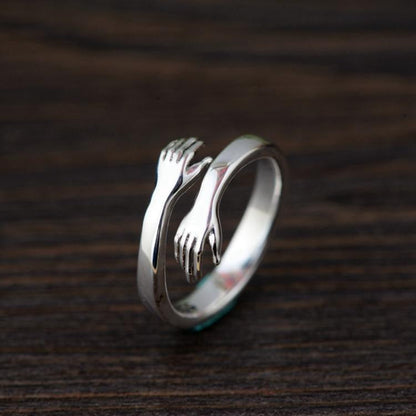 Embrace Joy Silver Ring