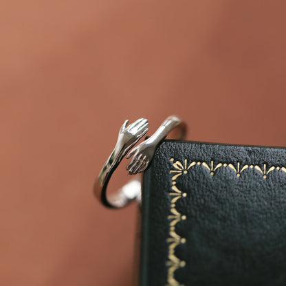 Embrace Joy Silver Ring