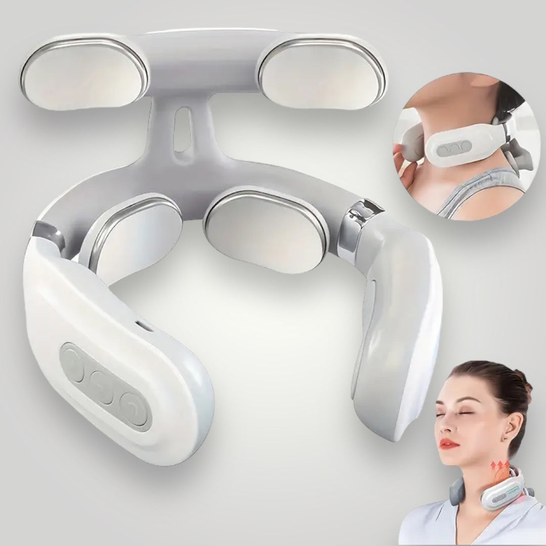 Neck Massager with Heating Function and Compression Therapy