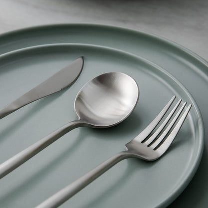 Stainless Steel Cutlery Set – Simple Elegance in Minimalist Style