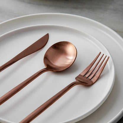 Stainless Steel Cutlery Set – Simple Elegance in Minimalist Style