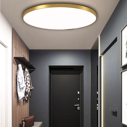 Minimalist Round LED Flush Mount Ceiling Light for Modern Kitchens