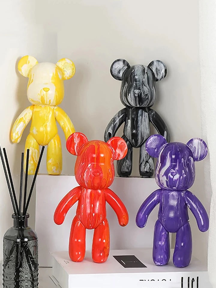 Colorful Bear Plush Toy