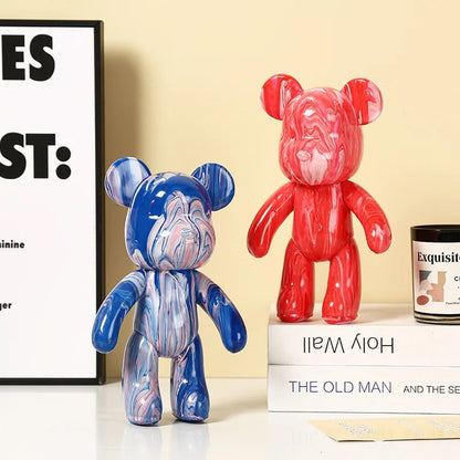 Colorful Bear Plush Toy