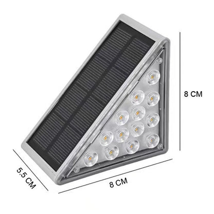 Solar-Powered Stair Lighting