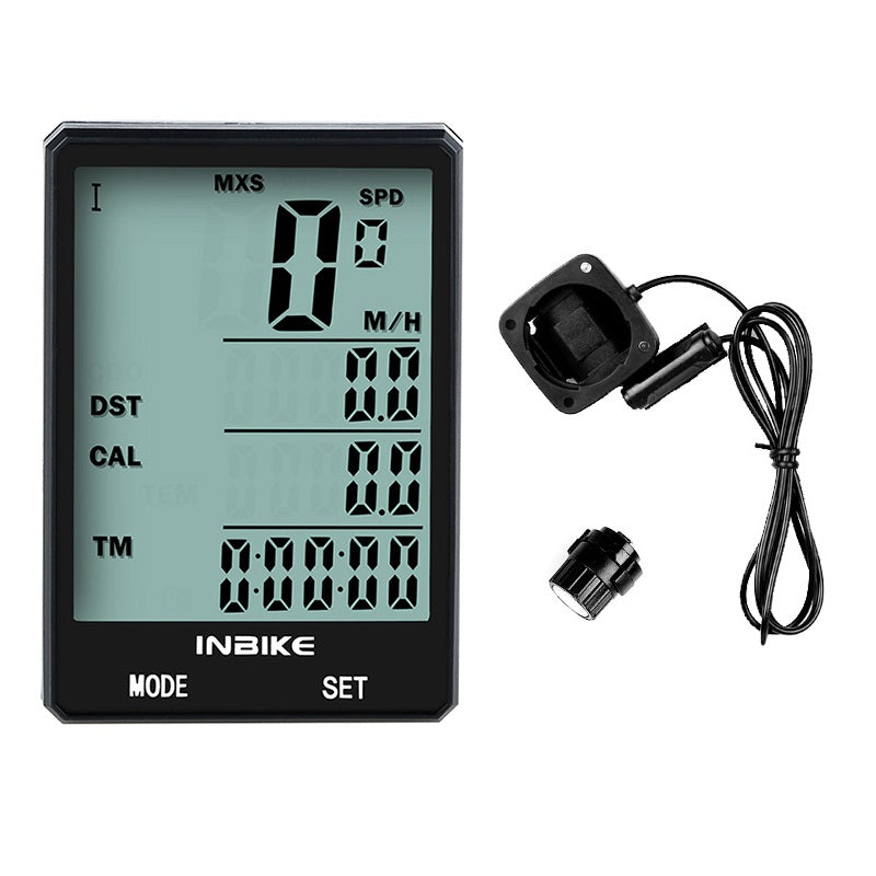 Wireless and Wired Waterproof Bike Computer for Mountain Bicycles