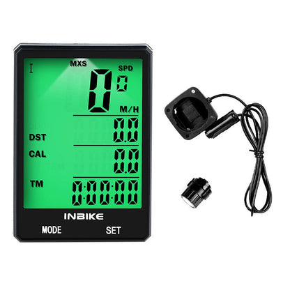 Wireless and Wired Waterproof Bike Computer for Mountain Bicycles