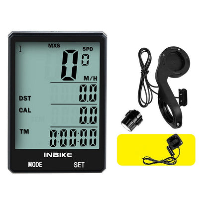 Wireless and Wired Waterproof Bike Computer for Mountain Bicycles