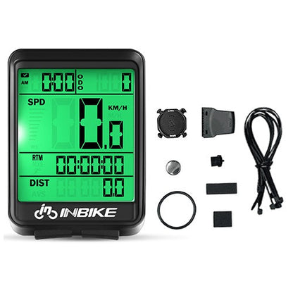 Wireless and Wired Waterproof Bike Computer for Mountain Bicycles