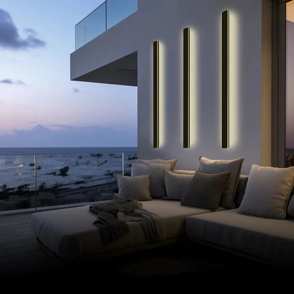 Outdoor Slim Wall Lights for Pathways, Entrances, and Porches - Energy Saving