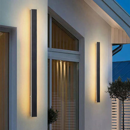 Outdoor Slim Wall Lights for Pathways, Entrances, and Porches - Energy Saving