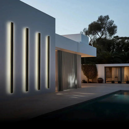 Outdoor Slim Wall Lights for Pathways, Entrances, and Porches - Energy Saving