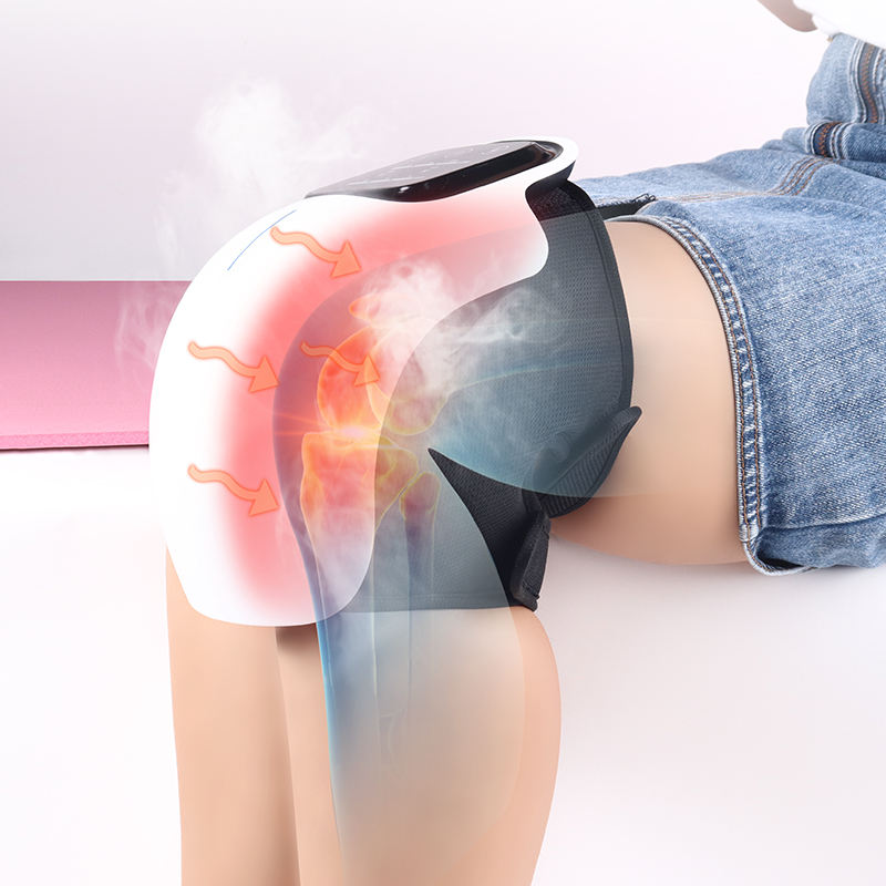 Wireless Rechargeable Knee Massager with Infrared and Vibration