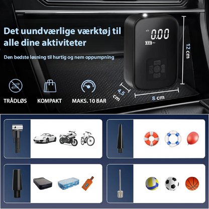 Portable Wireless Tire Inflator for Any Adventure