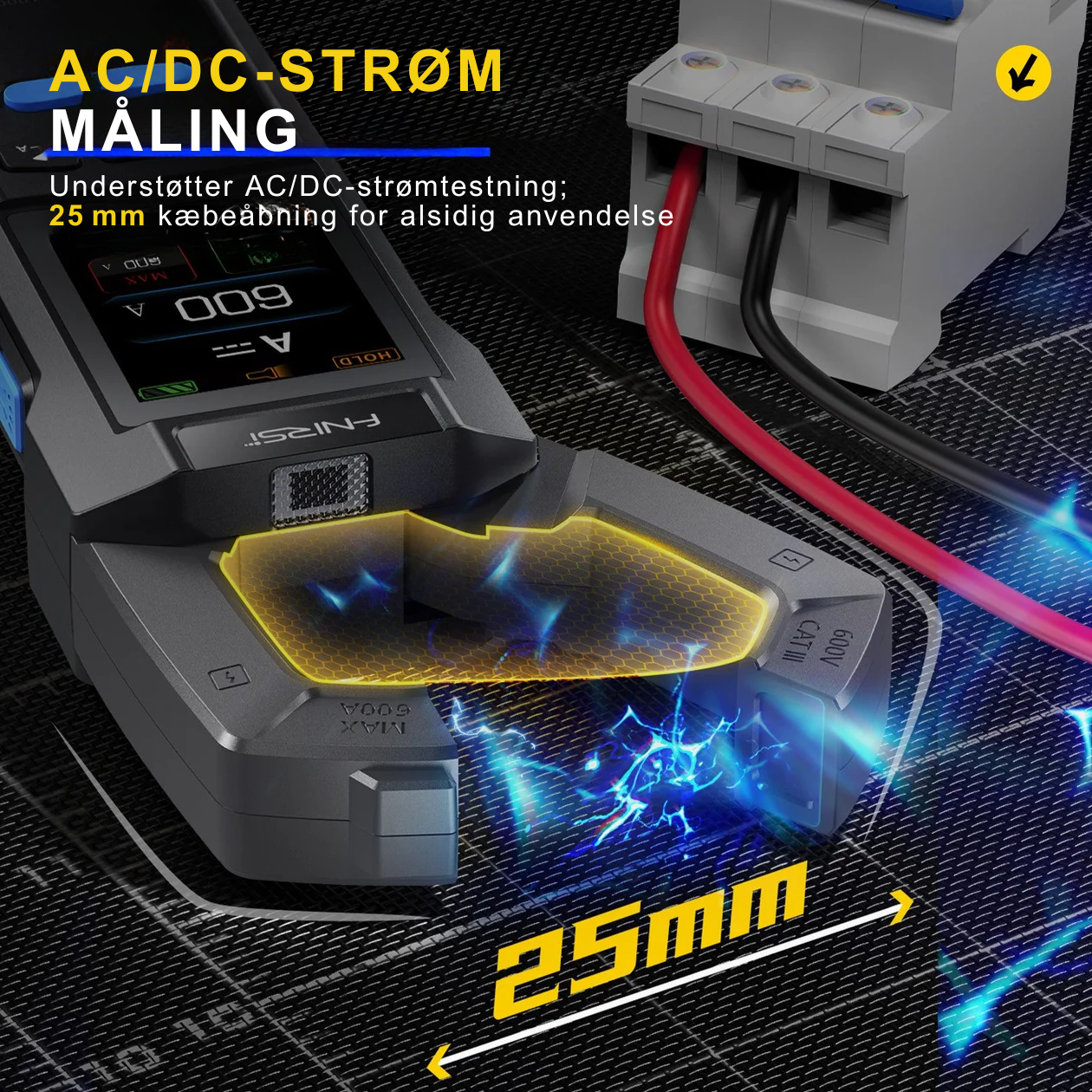 Precision Clamp Multimeter with Color Display