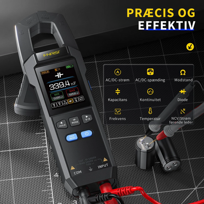 Precision Clamp Multimeter with Color Display