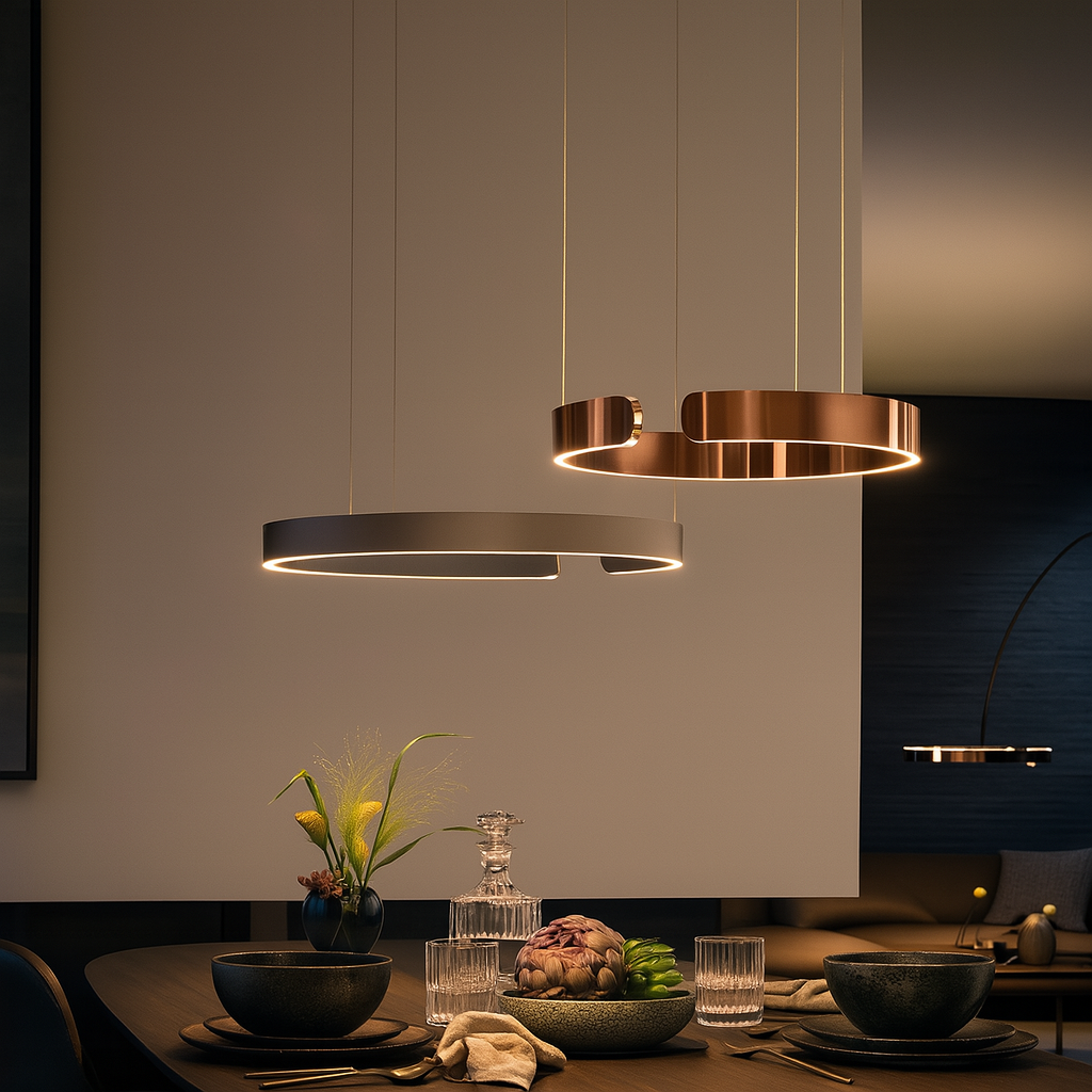 Circular Ceiling Lamp – Contemporary Ring Pendant Light