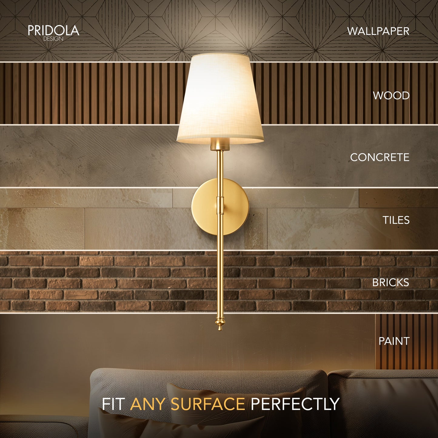 Sleek Wireless Wall Lights for Effortless Ambiance