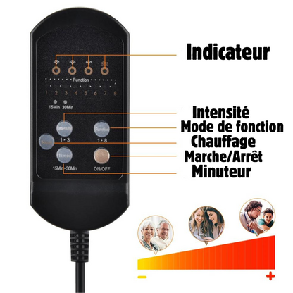 Massage Car Seat Cushion with Heating Feature