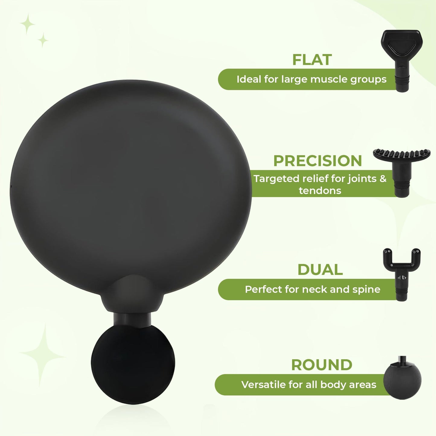 Compact Muscle Relief Massage Device for On-the-Go Comfort