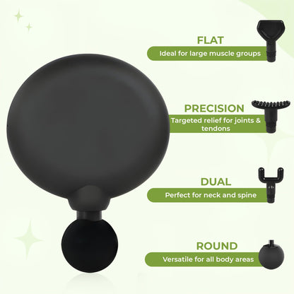 Compact Muscle Relief Massage Device for On-the-Go Comfort