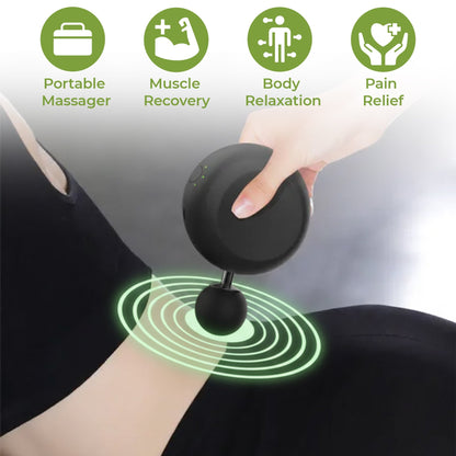 Compact Muscle Relief Massage Device for On-the-Go Comfort