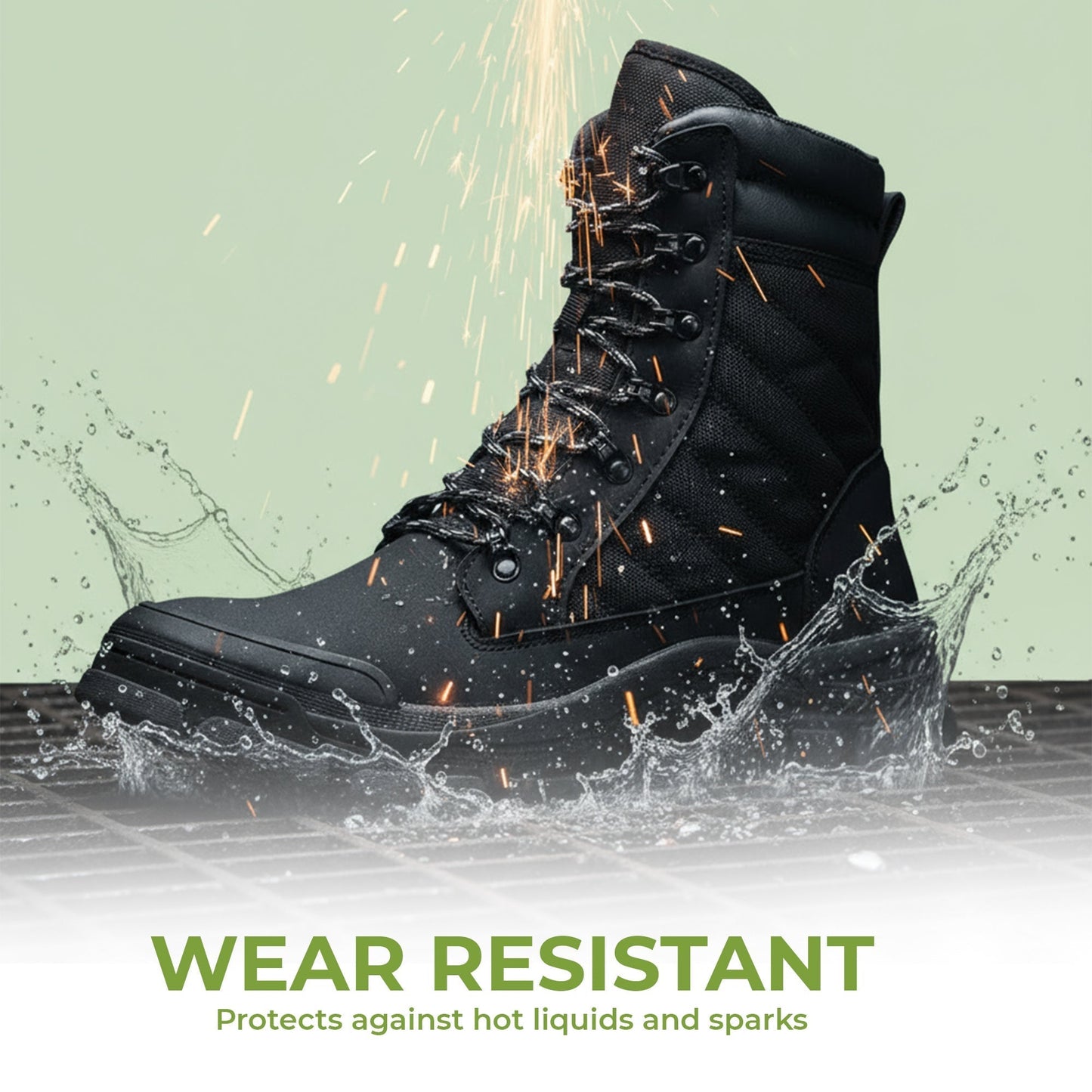 Safety Boots with Side Zipper for Ultimate Comfort