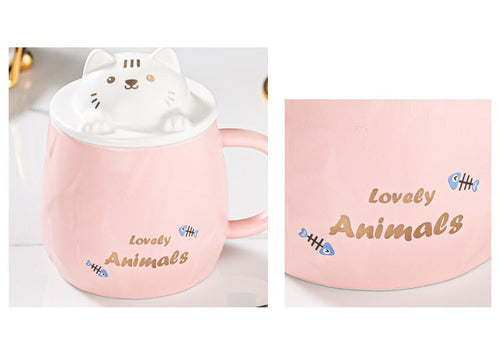 Small Cat Head Mug for Coffee or Tea