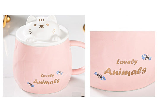 Small Cat Head Mug for Coffee or Tea