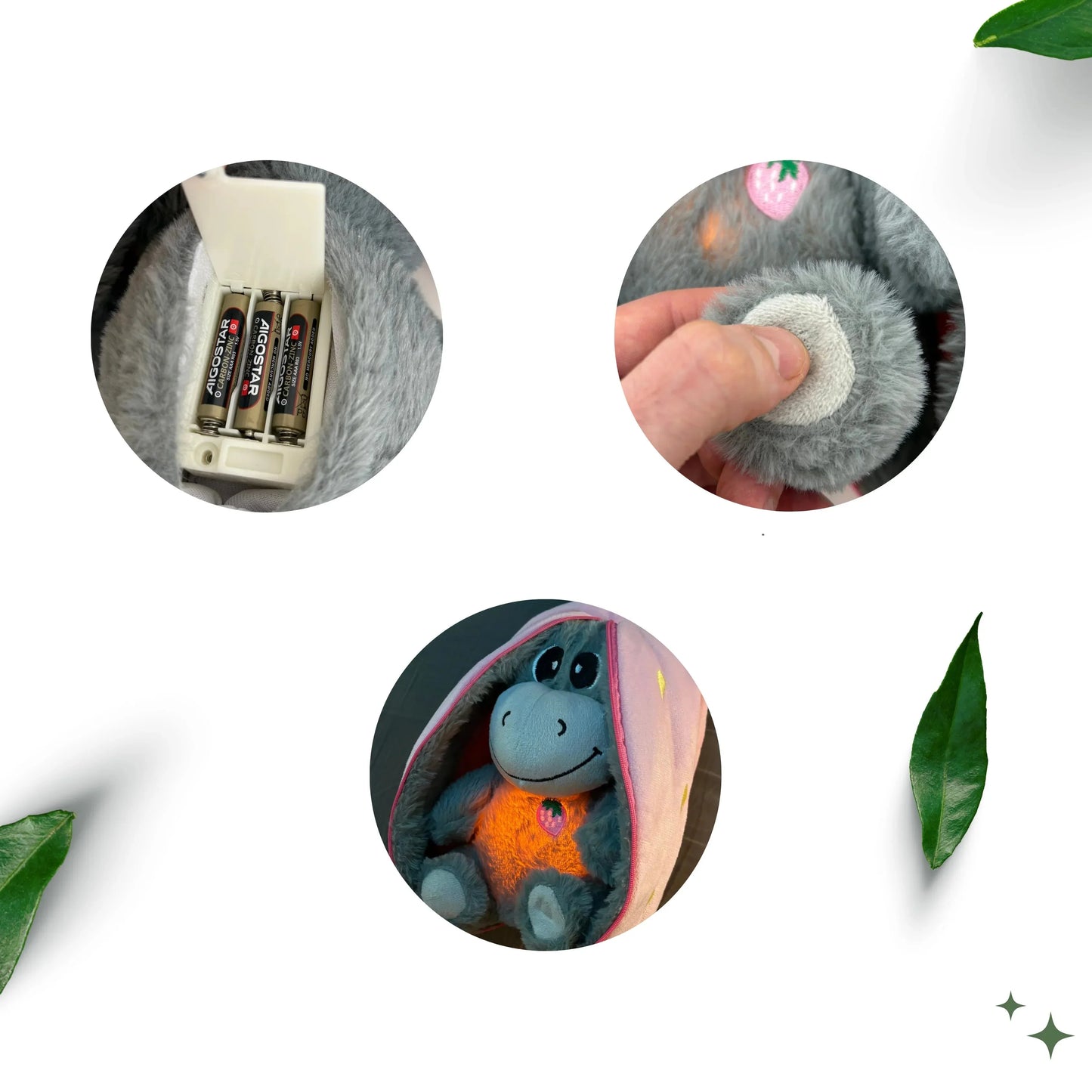 Breathing Donkey Plush Toy
