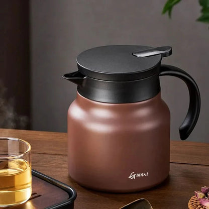 Sleek 800 ml Thermal Teapot with Detachable Infuser